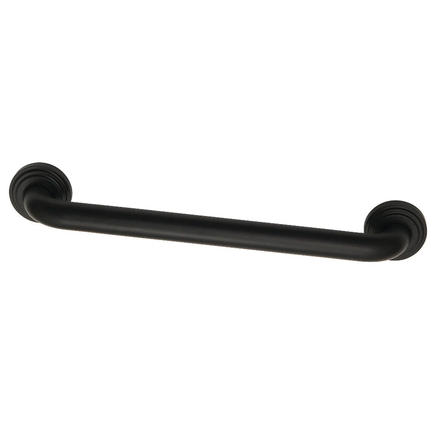 Best Milano 16" Brass Grab Bar in Matte Black Grab Bars