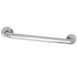 Online Milano 16" Brass Grab Bar in Polished Chrome Grab Bars