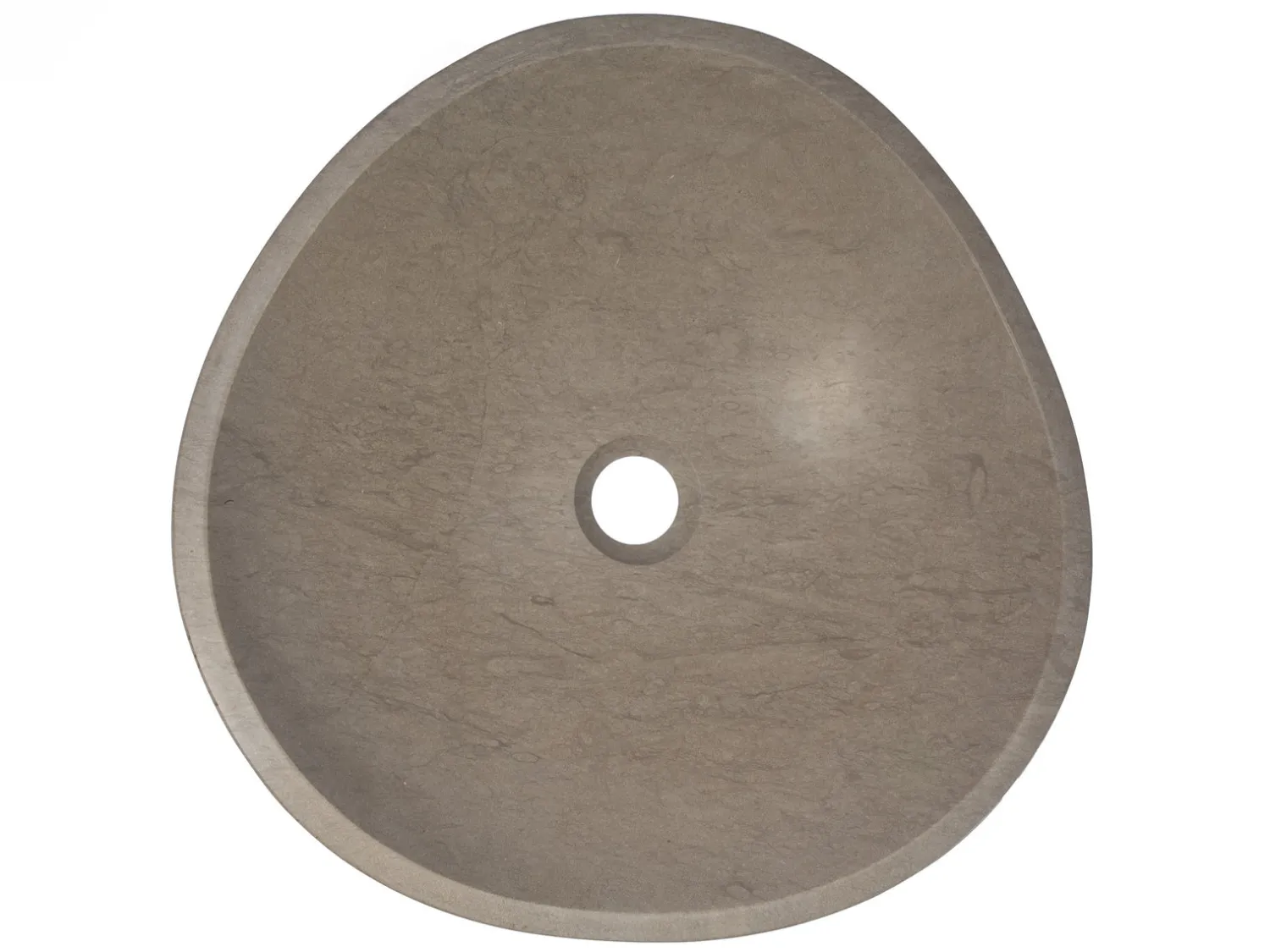 Discount Molly Grey Marble Freeform Vessel Sink Above Counter / Vessel Sinks