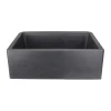 Best 30" Composite Farmhouse Sink | Metallic Black Single Bowl Sinks|Apron Front / Farmhouse Sinks