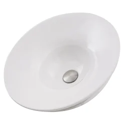 Hot Dinard Italian Fireclay Vanity Sink Semi-Recessed Sinks