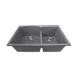 Best 60/40 Double Bowl Dual-Mount Granite Composite Drop-In / Top Mount Sinks|Double Bowl Sinks