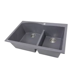 Best 60/40 Double Bowl Dual-Mount Granite Composite Drop-In / Top Mount Sinks|Double Bowl Sinks