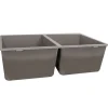 New 50/50 Double Bowl Undermount Granite Composite Double Bowl Sinks|Undermount Sinks