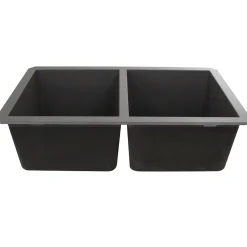 New 50/50 Double Bowl Undermount Granite Composite Double Bowl Sinks|Undermount Sinks