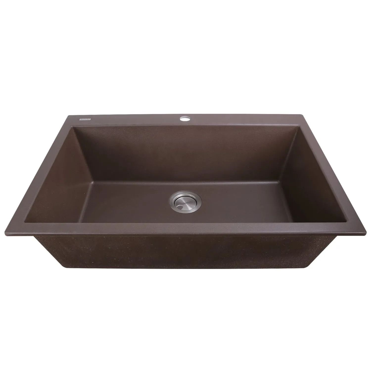 Online 33" Dual-Mount Granite Composite Sink Drop-In / Top Mount Sinks|Single Bowl Sinks