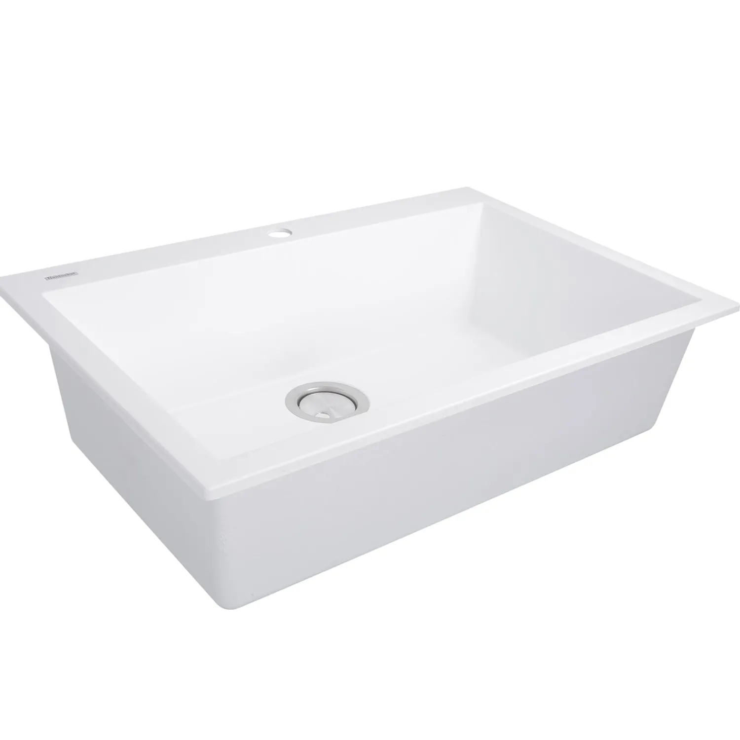 Online 33" Dual-Mount Granite Composite Sink Drop-In / Top Mount Sinks|Single Bowl Sinks