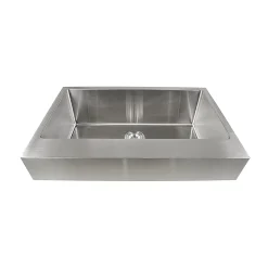 New EZApron33-5.5 RetroFit Single Bowl Undermount Stainless Steel Kitchen Sink with 5.5" Apron Front Stainless Steel Sinks|Single Bowl Sinks