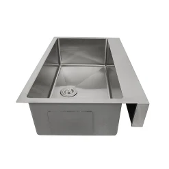 New EZApron33-5.5 RetroFit Single Bowl Undermount Stainless Steel Kitchen Sink with 5.5