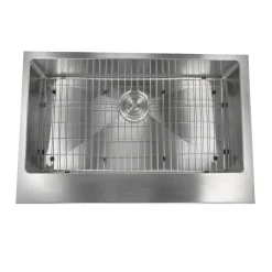 Outlet EZApron33 RetroFit Undermount Stainless Steel Kitchen Sink with 7