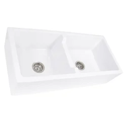 Discount Farmhouse Apron Fireclay Sink Hyannis-39-DBL Double Bowl Sinks|Apron Front / Farmhouse Sinks