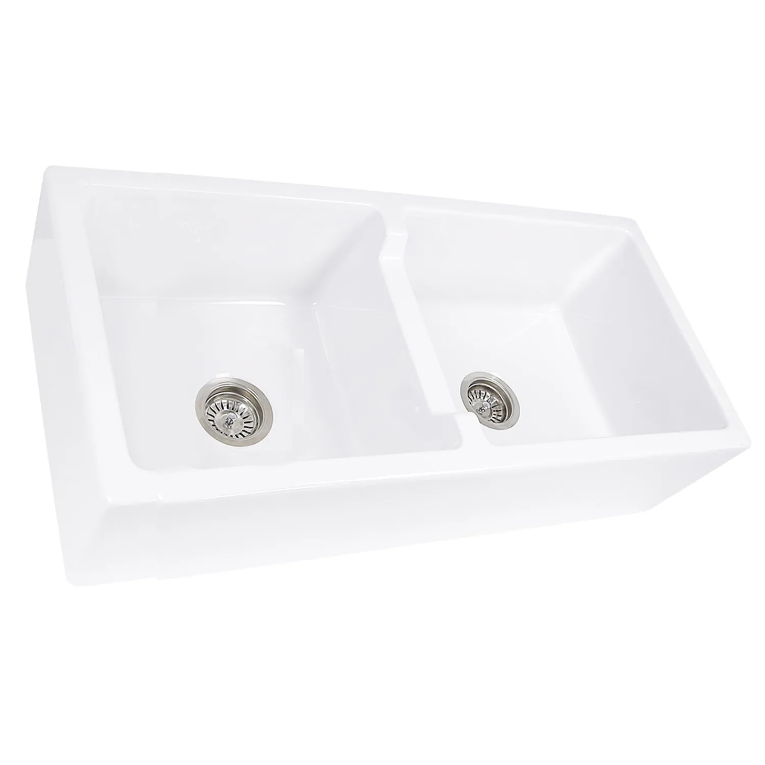 Discount Farmhouse Apron Fireclay Sink Hyannis-39-DBL Double Bowl Sinks|Apron Front / Farmhouse Sinks