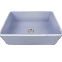 Clearance 30" Farmhouse Fireclay Sink with Shabby Sugar Finish Single Bowl Sinks|Apron Front / Farmhouse Sinks