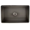 30" Farmhouse Fireclay Sink with Concrete Finish Single Bowl Sinks|Apron Front / Farmhouse Sinks