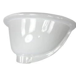 Sale Glazed Bottom 13x10 Undermount Ceramic Sink In White Undermount