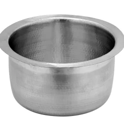 Best 15" Hand Hammered Round Stainless Steel Bar Sink Satin Matte Finish Bar / Prep Sinks