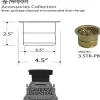 3.5-Inch Extended Flange Disposal Kitchen Drain Sink Drains, Disposer Flanges & Air Gaps
