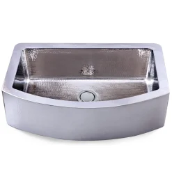 Hot 33 Inch Hammered Farmhouse Stainless Steel Sink Stainless Steel Sinks|Single Bowl Sinks