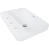 Best 23-Inch 3-Hole Rectangular Drop-In Ceramic Vanity Sink DI-2317-R8 Drop-In / Top Mount Sinks