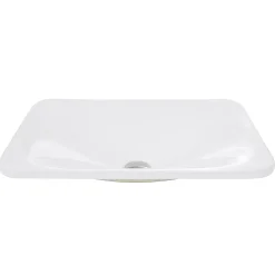 Clearance 21-Inch Rectangular Drop-In Ceramic Vanity Sink DI-2114-R Drop-In / Top Mount Sinks