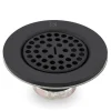 3-Inch Utility Sink Grid Drain | Matte Black Sink Drains, Disposer Flanges & Air Gaps|Laundry & Utility Sinks