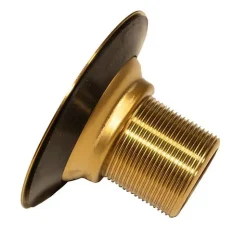 New 3-Inch Utility Sink Grid Drain | Brushed Satin Brass Sink Drains, Disposer Flanges & Air Gaps|Laundry & Utility Sinks