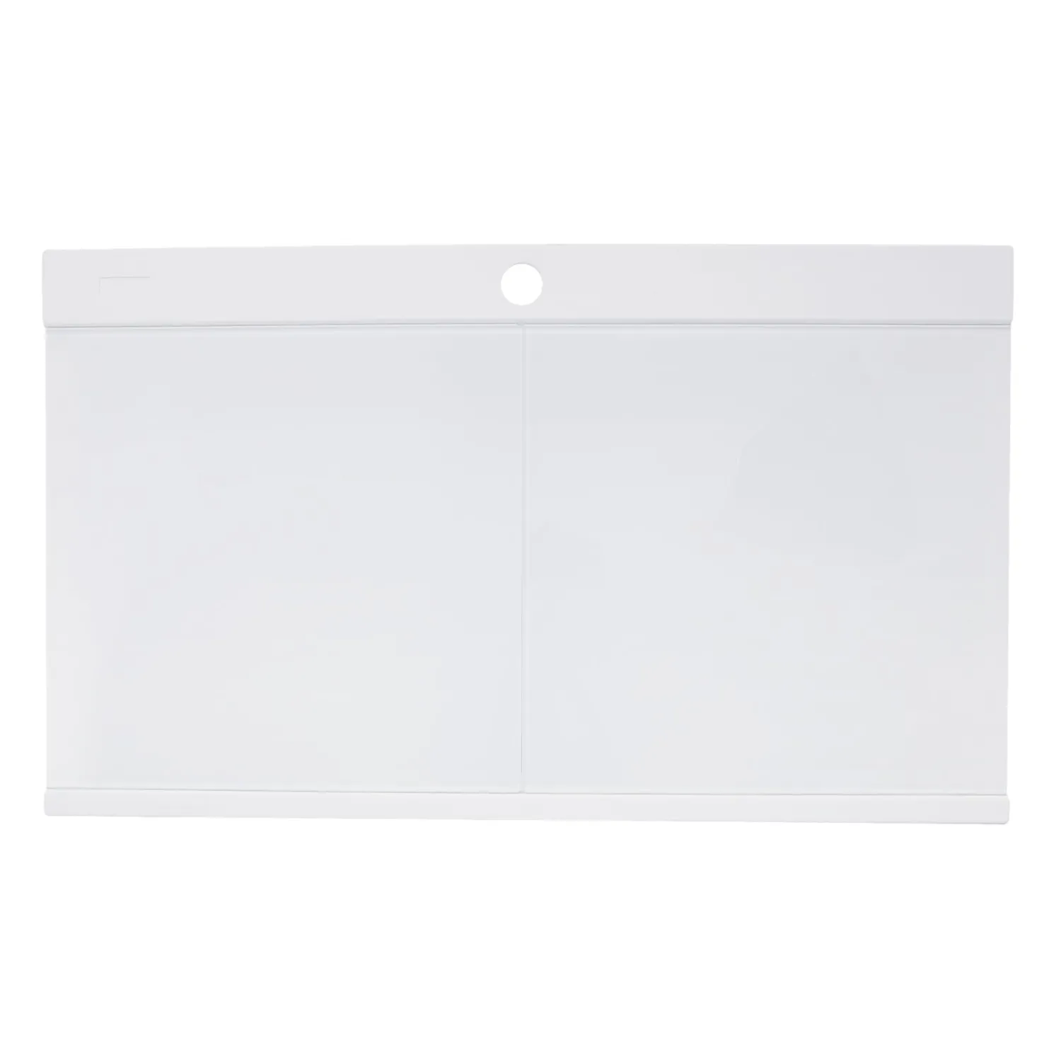 Online Large Double Bowl Prep Station Topmount Granite Composite White Drop-In / Top Mount Sinks|Double Bowl Sinks