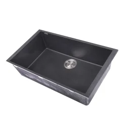 Hot Large Single Bowl Undermount Granite Composite Sinks Single Bowl Sinks|Undermount Sinks