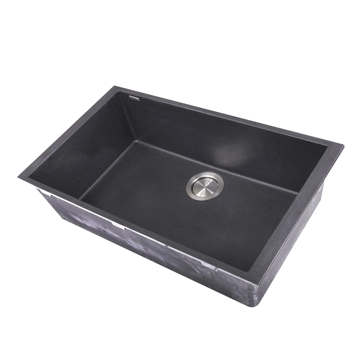 Hot Large Single Bowl Undermount Granite Composite Sinks Single Bowl Sinks|Undermount Sinks