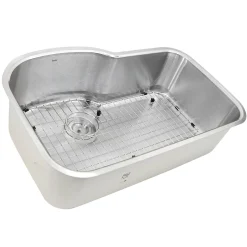 Best MOBYXL-16 Single Bowl Oblong Undermount Stainless Steel Kitchen Sink, 16 Gauge Stainless Steel Sinks|Single Bowl Sinks
