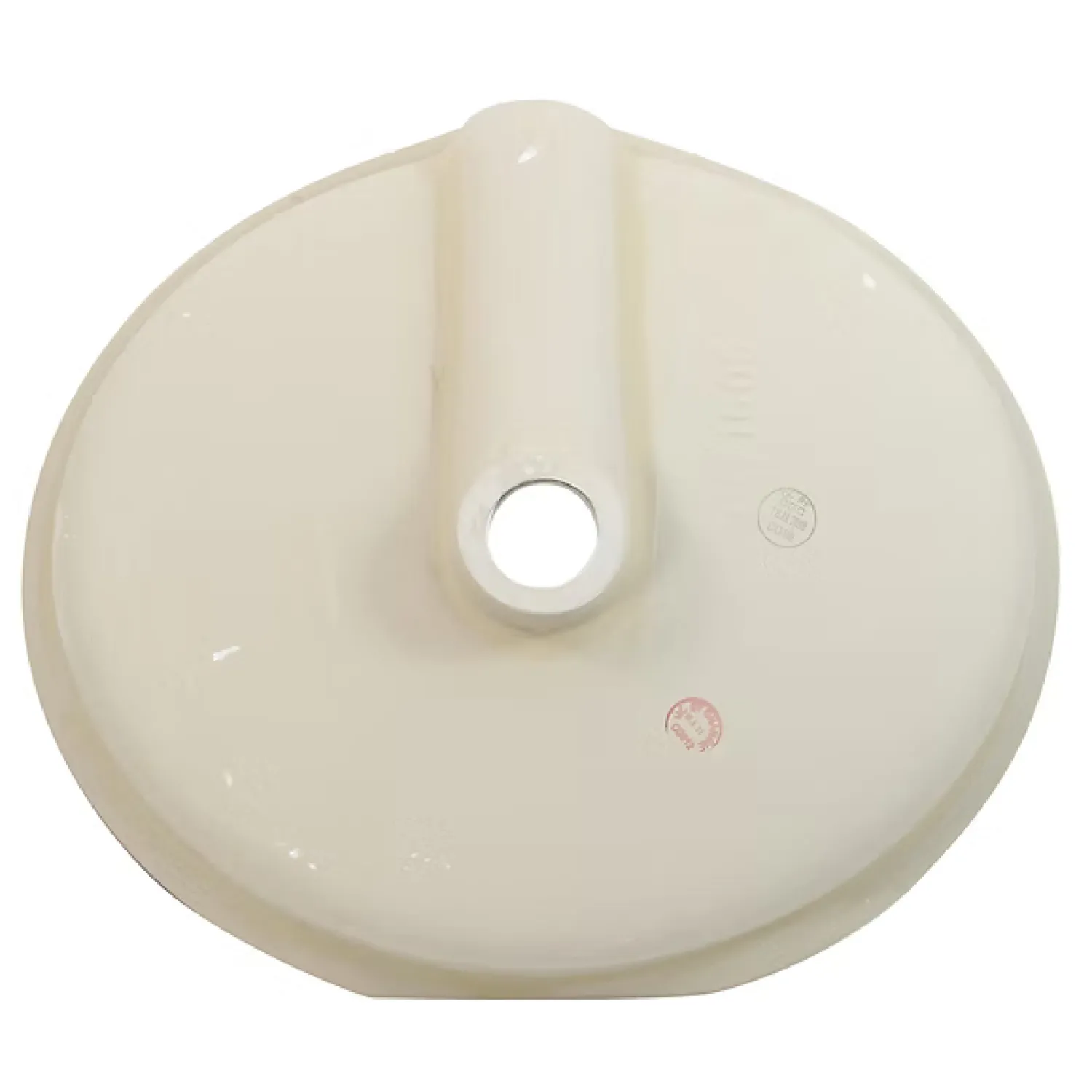 Oval Undermount Ceramic Sink in White UM-16CW Undermount