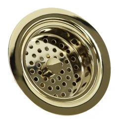 Sale Polished Brass 3.5-Inch Kitchen Sink Drain Sink Drains, Disposer Flanges & Air Gaps