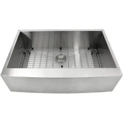 New 33" Pro Series Single Bowl Apron Front Stainless Steel Kitchen Sink Stainless Steel Sinks|Single Bowl Sinks