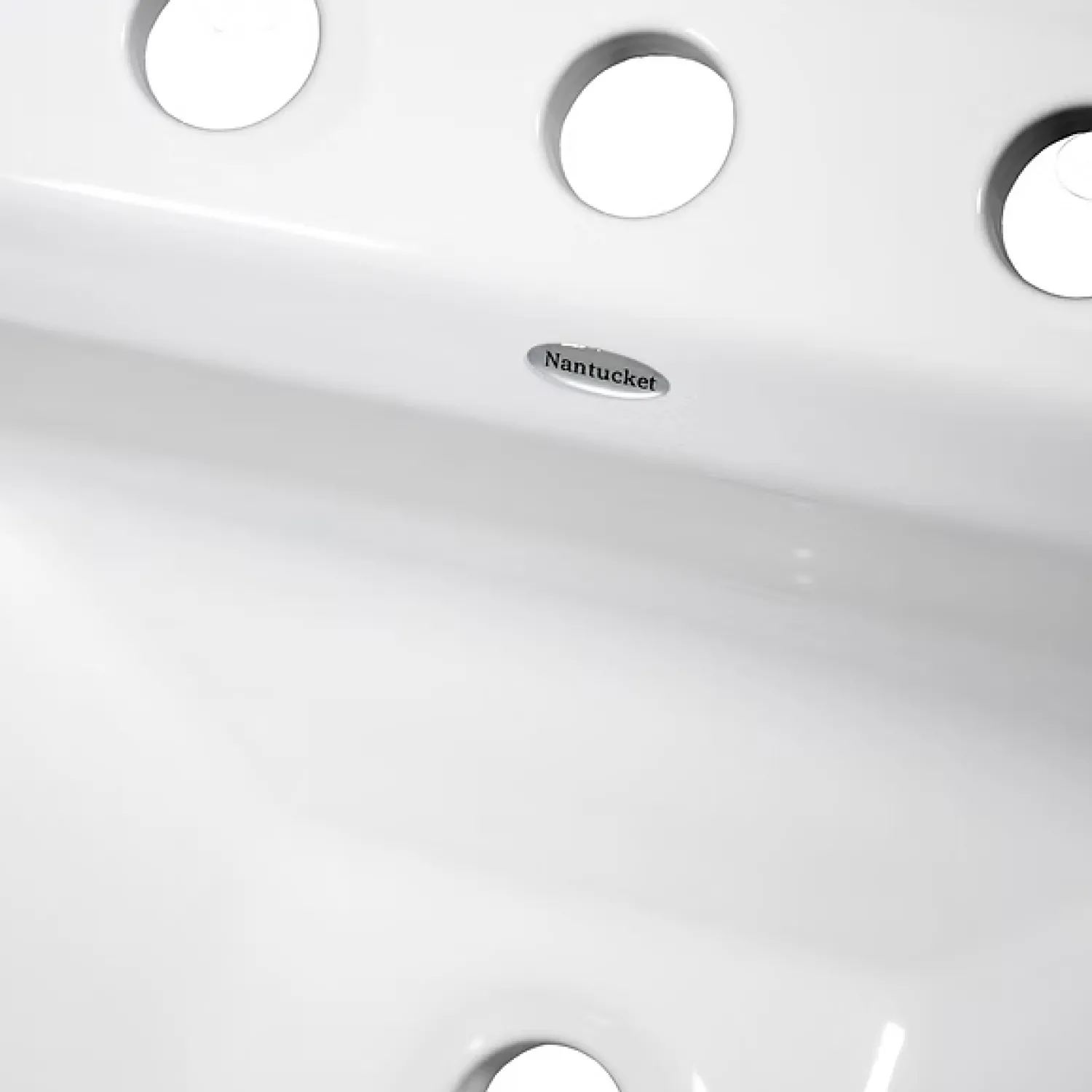 Discount 23" Rectangular Drop-In Ceramic Vanity Sink Drop-In / Top Mount Sinks