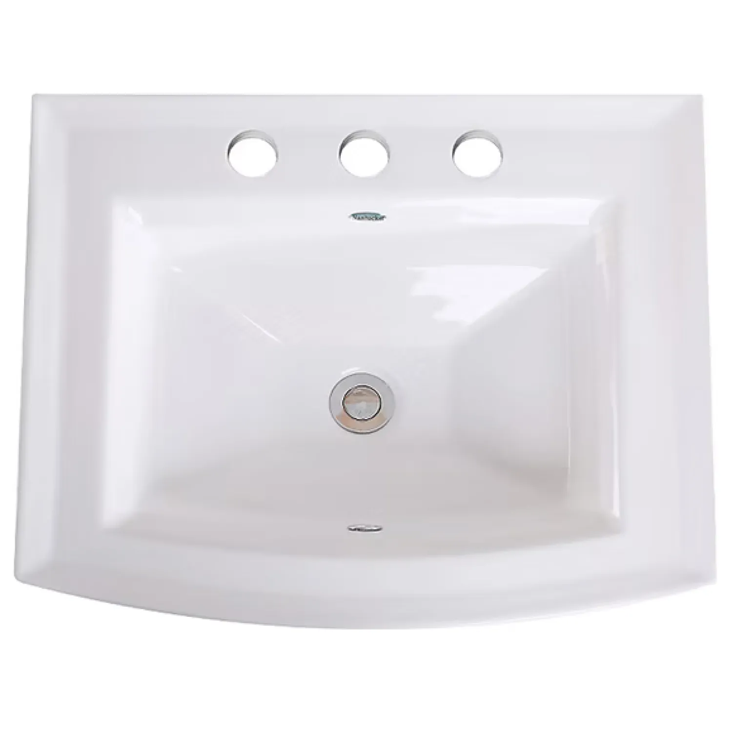 Discount 23" Rectangular Drop-In Ceramic Vanity Sink Drop-In / Top Mount Sinks