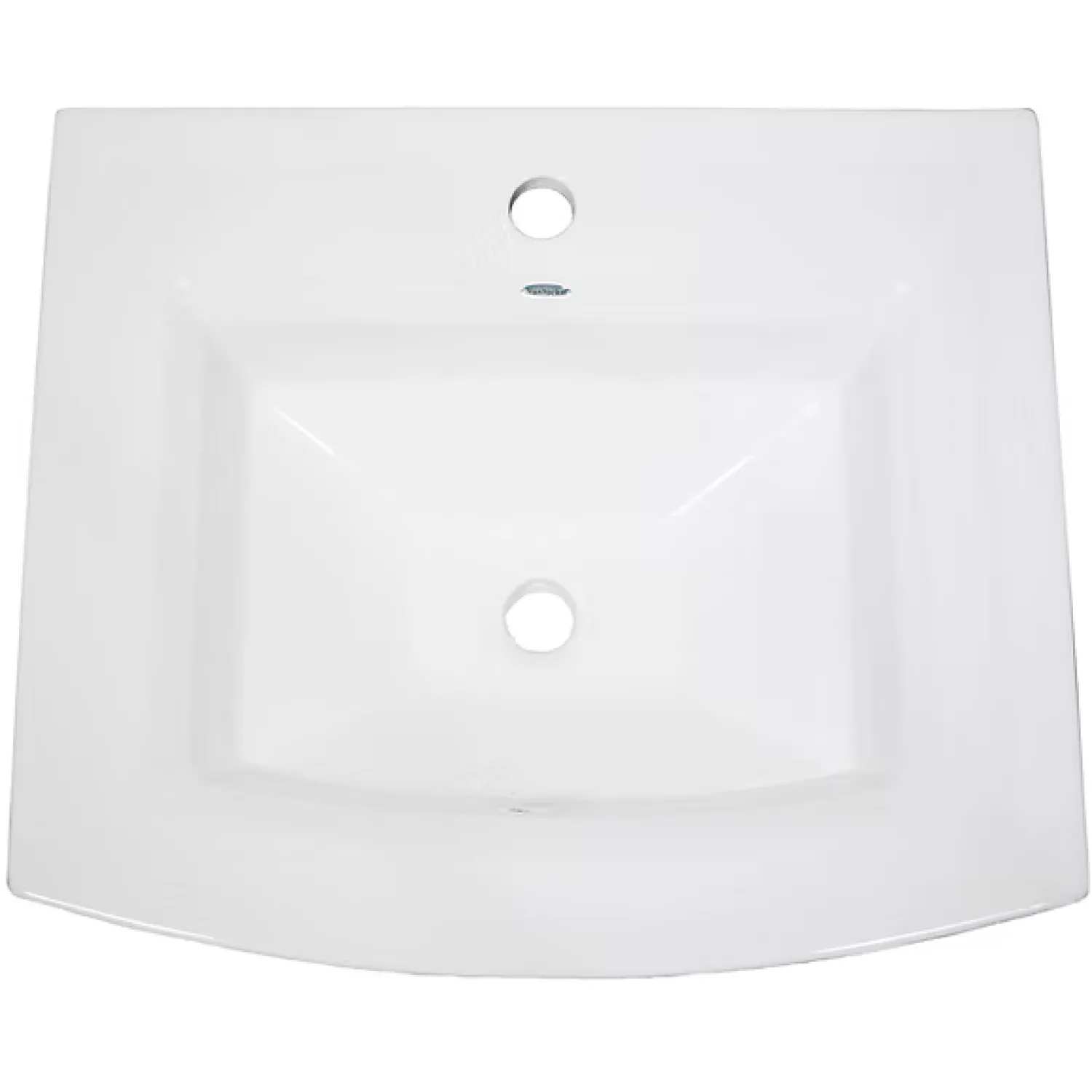 Discount 23" Rectangular Drop-In Ceramic Vanity Sink Drop-In / Top Mount Sinks