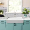 Hot RetroFit Glacier Stone Single Bowl Ezapron Kitchen Sink Single Bowl Sinks|Apron Front / Farmhouse Sinks