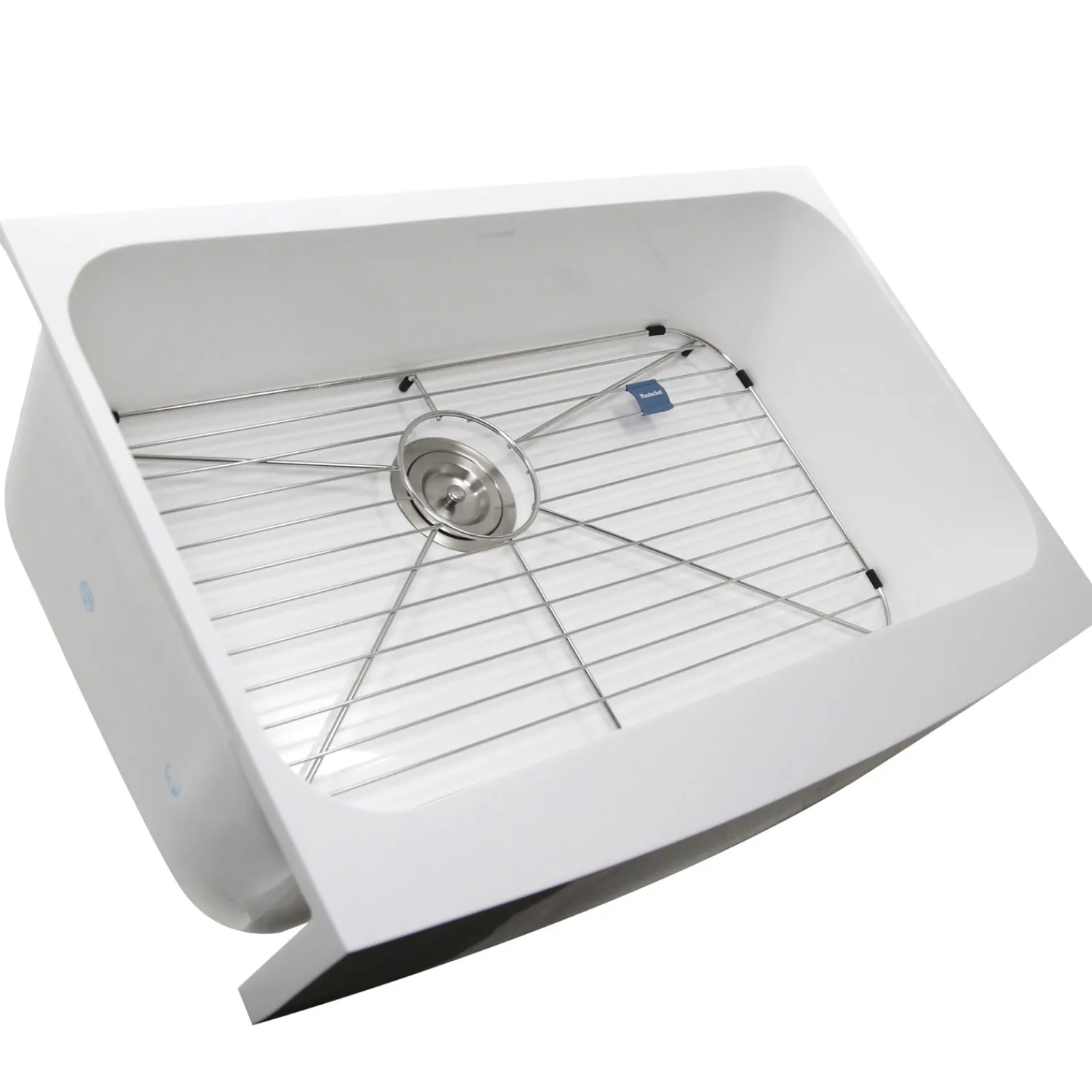 Hot RetroFit Glacier Stone Single Bowl Ezapron Kitchen Sink Single Bowl Sinks|Apron Front / Farmhouse Sinks