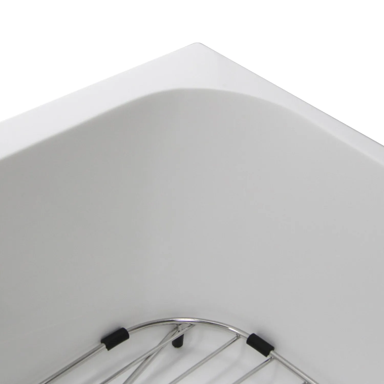 Hot RetroFit Glacier Stone Single Bowl Ezapron Kitchen Sink Single Bowl Sinks|Apron Front / Farmhouse Sinks