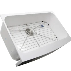 RetroFit Glacier Stone Double Bowl Ezapron Kitchen Sink Double Bowl Sinks|Apron Front / Farmhouse Sinks