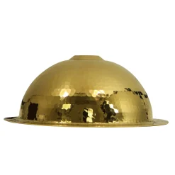 Outlet ROB - 13-Inch Hand Hammered Brass Round Undermount Bar Sink Bar / Prep Sinks