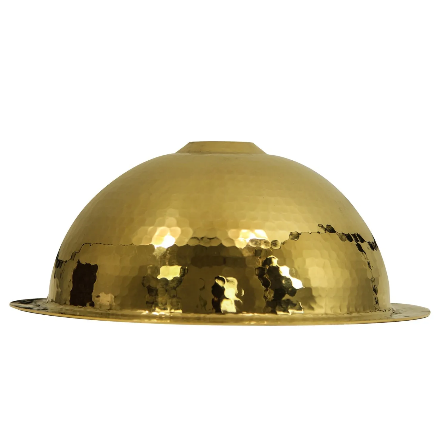 Outlet ROB - 13-Inch Hand Hammered Brass Round Undermount Bar Sink Bar / Prep Sinks