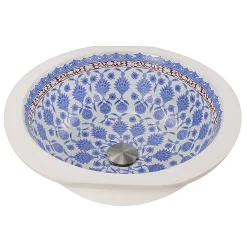 Outlet Santorini Italian Fireclay Vanity Sink Undermount