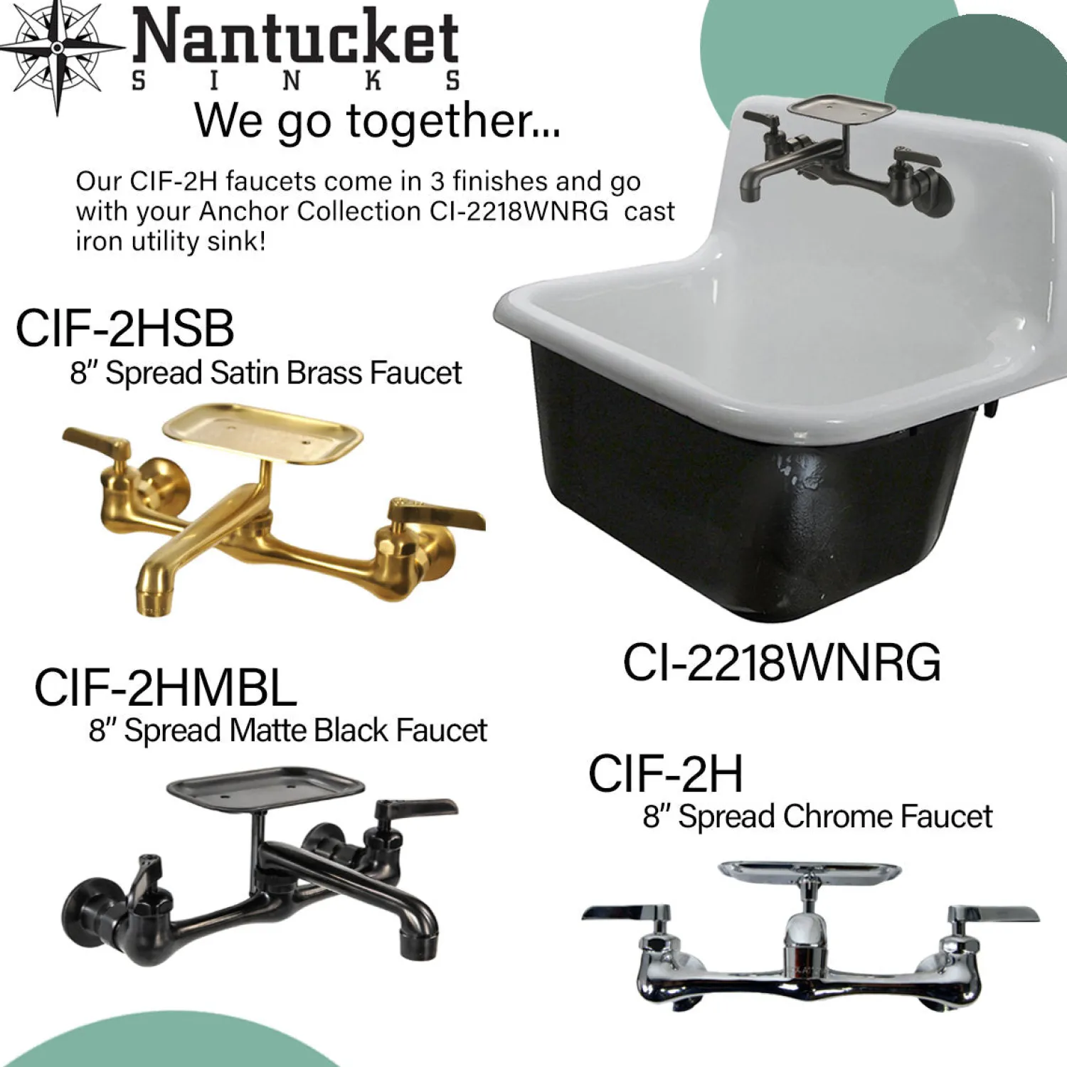 Best Satin Brass Wall Mount Utility Faucet with Soap Dish Wall Mounted Kitchen Faucets