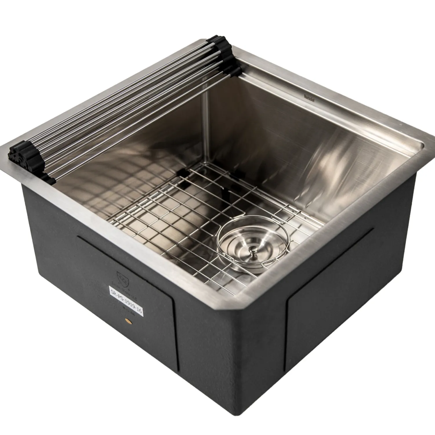 New 19" Single Bowl Undermount Workstation Prep Sink Bar / Prep Sinks|Workstation Sinks