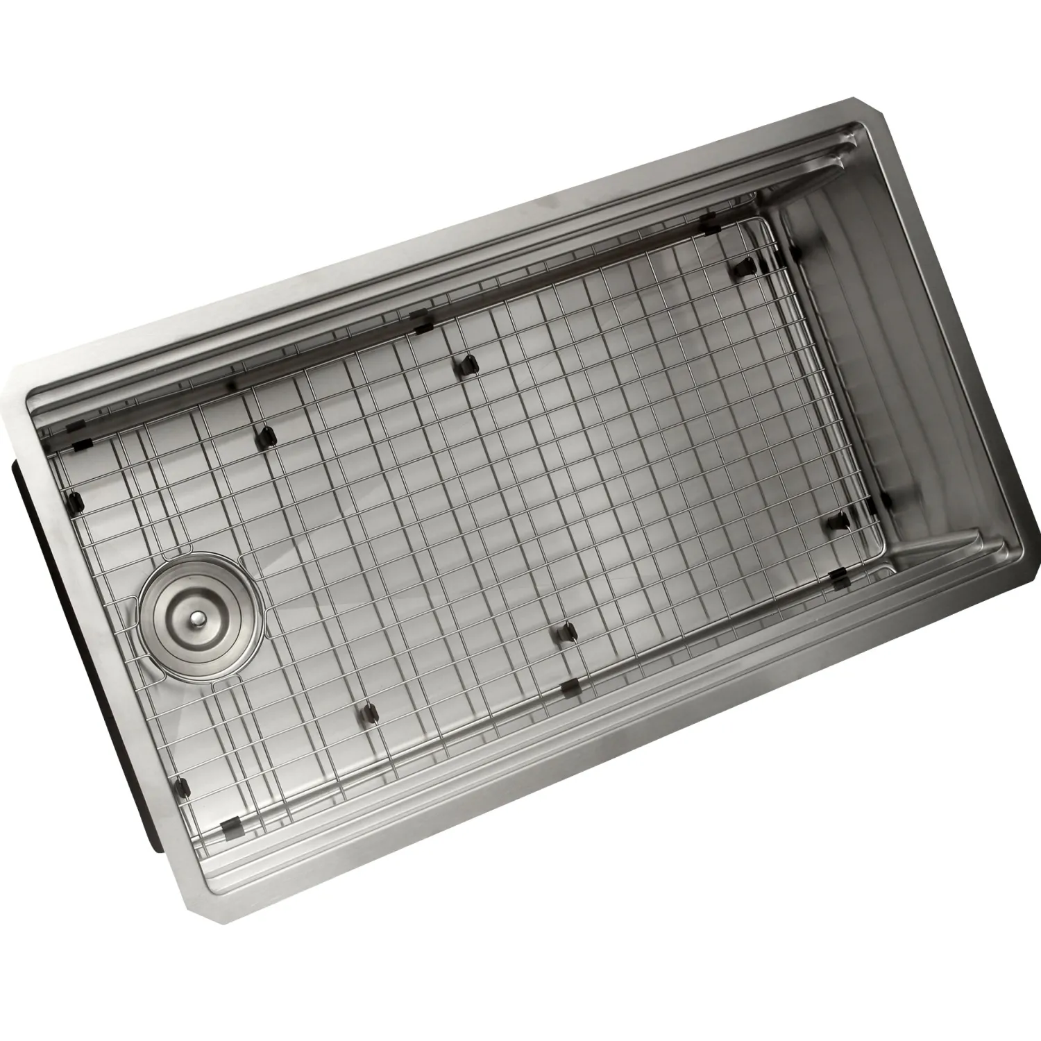 Online 32" Small Radius Undermount Workstation Kitchen Sink Workstation Sinks|Stainless Steel Sinks