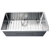 Best SR3218-16 - 32" Pro Series Single Bowl Undermount Small Radius Corners Stainless Steel Kitchen Sink Stainless Steel Sinks|Single Bowl Sinks