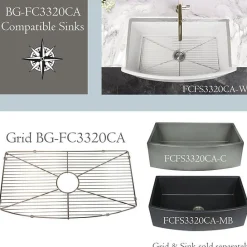 Hot Stainless Steel Bottom Grid BG-FC3320CA Bottom Grids
