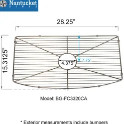 Hot Stainless Steel Bottom Grid BG-FC3320CA Bottom Grids