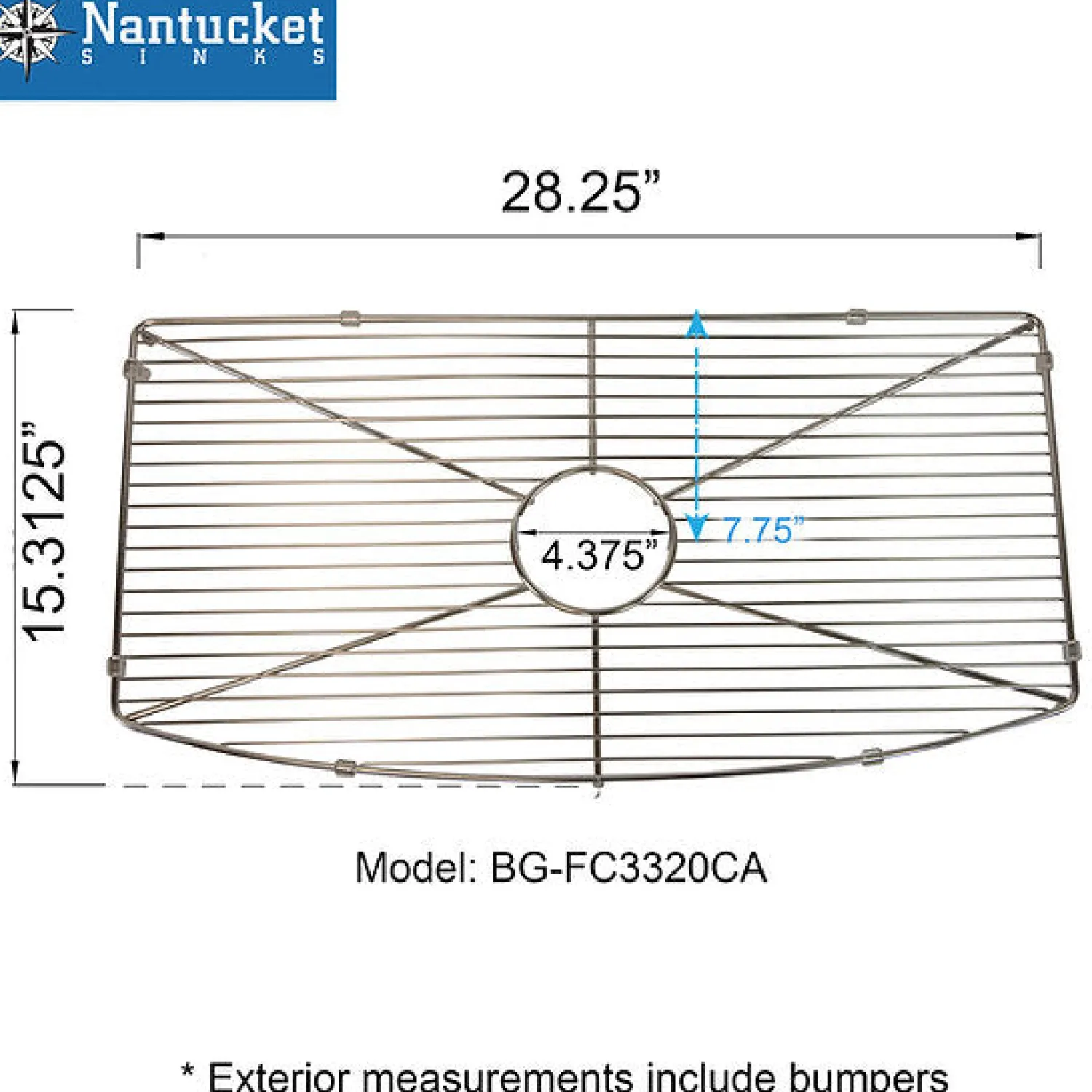 Hot Stainless Steel Bottom Grid BG-FC3320CA Bottom Grids